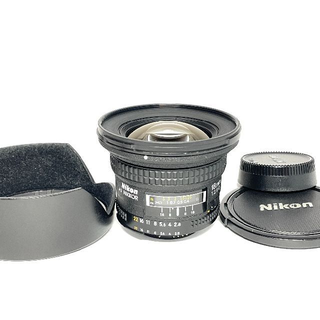 2022高い素材 Nikon - ニコン AF NIKKOR 18mm F2.8 D レンズ(単焦点