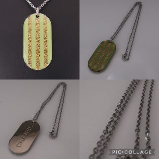 CHANEL シャネル ロゴプレート キーホルダー チャーム ペンダントトップ