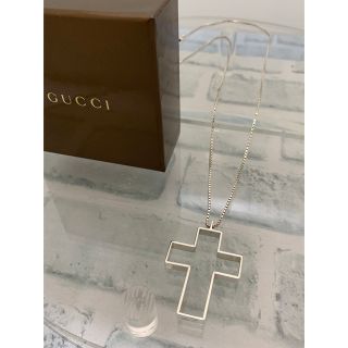 グッチ(Gucci)の美品　オールドグッチ　チャンキー　オープンクロス　ベネチアン　ロングネックレス(ネックレス)