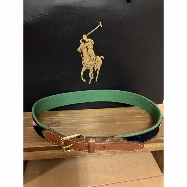 POLO RALPH LAUREN(ポロラルフローレン)のポロラルフローレン　ベルト　皮　発表会　セレモニー　卒園　卒業　入学式に！ キッズ/ベビー/マタニティのこども用ファッション小物(ベルト)の商品写真