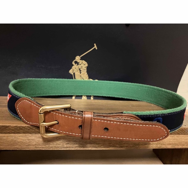 POLO RALPH LAUREN(ポロラルフローレン)のポロラルフローレン　ベルト　皮　発表会　セレモニー　卒園　卒業　入学式に！ キッズ/ベビー/マタニティのこども用ファッション小物(ベルト)の商品写真