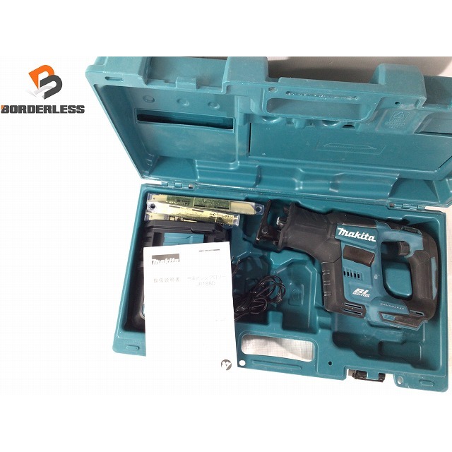 自動車/バイク☆品☆makita マキタ 18V 充電式レシプロソー JR188D 本体＋充電器(DC18RF) ケース付 セーバーソー セーバソー 65752