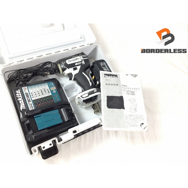 ☆中古品☆makita マキタ 18V 充電式インパクトドライバ TD149D ☆中古品☆makita マキタ 18V 充電式インパクトドライバ TD149D