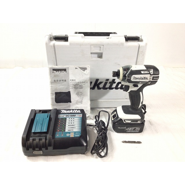 ☆中古品☆makita マキタ 18V 充電式インパクトドライバ TD149D ☆中古品☆makita マキタ 18V 充電式インパクトドライバ TD149D