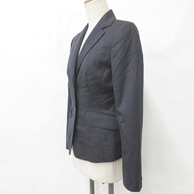 COMME CA ISM(コムサイズム)のコムサイズム テーラードジャケット 長袖 シングル ウール 黒 ブラック S レディースのジャケット/アウター(その他)の商品写真