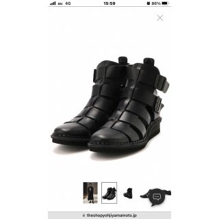 ヨウジヤマモトプールオム(Yohji Yamamoto POUR HOMME)のgladiator boots(ブーツ)