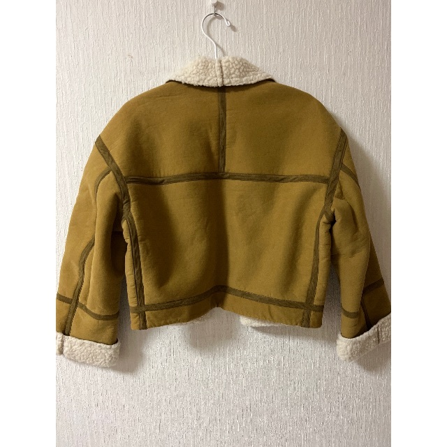 MACPHEE(マカフィー)のMACPHEE ムートンボアショートコート ブラウン36 美品 レディースのジャケット/アウター(毛皮/ファーコート)の商品写真