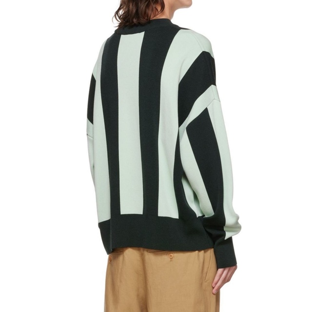 S新品 AMI Paris ストライプ オーバーサイズ ニット セーター アミ