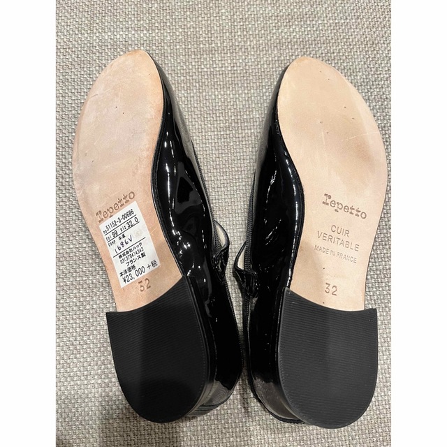 repetto(レペット)のrepetto レペット　バレーシューズ　黒　32 新品未使用 キッズ/ベビー/マタニティのキッズ靴/シューズ(15cm~)(その他)の商品写真