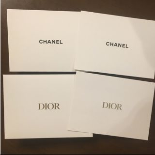 ディオール(Dior)のディオール　シャネル　DIOR CHANEL メッセージカード　封筒　カード(カード/レター/ラッピング)