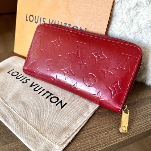 LOUIS VUITTON - ルイヴィトン◇ヴェルニ 長財布◇ヴェルニ◇赤 レッド ...