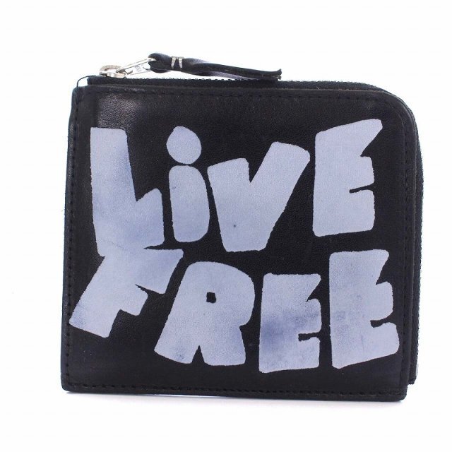 COMME des GARCONS live free ZIP Wallet