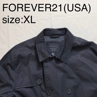 フォーエバートゥエンティーワン(FOREVER 21)のFOREVER21(USA)ビンテージコットントレンチコート(トレンチコート)