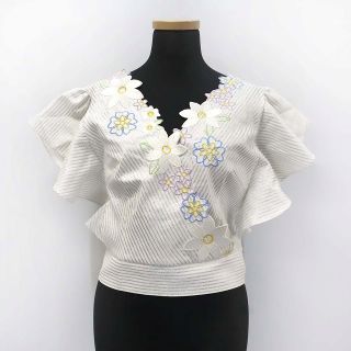 チェスティ(Chesty)のチェスティ Chesty 20SS 刺繍セットアップ トップス ブラウス 0(シャツ/ブラウス(半袖/袖なし))