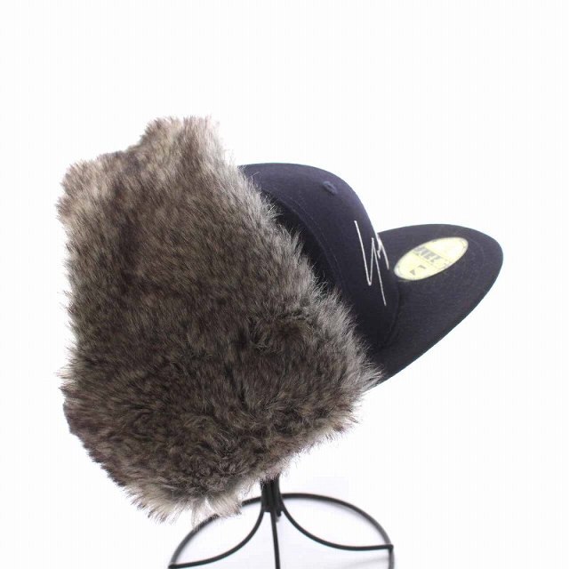 ヨウジヤマモトプールオム NEW ERA ドッグイヤーファーキャップ 帽子
