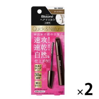 カオウ(花王)のブローネ ヘアマスカラ ダークブラウン 12ml 2個(白髪染め)