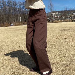 ジーユー カジュアルパンツ(レディース)(イエロー/黄色系)の通販 100