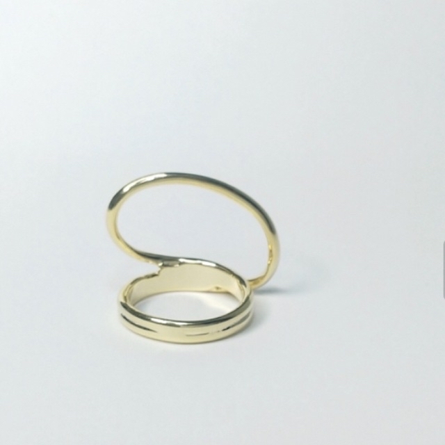 ❤️オーバルモチーフリング　ゴールド❤️ レディースのアクセサリー(リング(指輪))の商品写真
