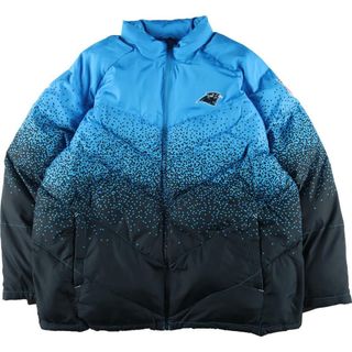 リーボック(Reebok)の古着 リーボック Reebok NFL CAROLINA PANTHERS カロライナパンサーズ 中綿ジャケット メンズXXL /eaa310714(ダウンジャケット)