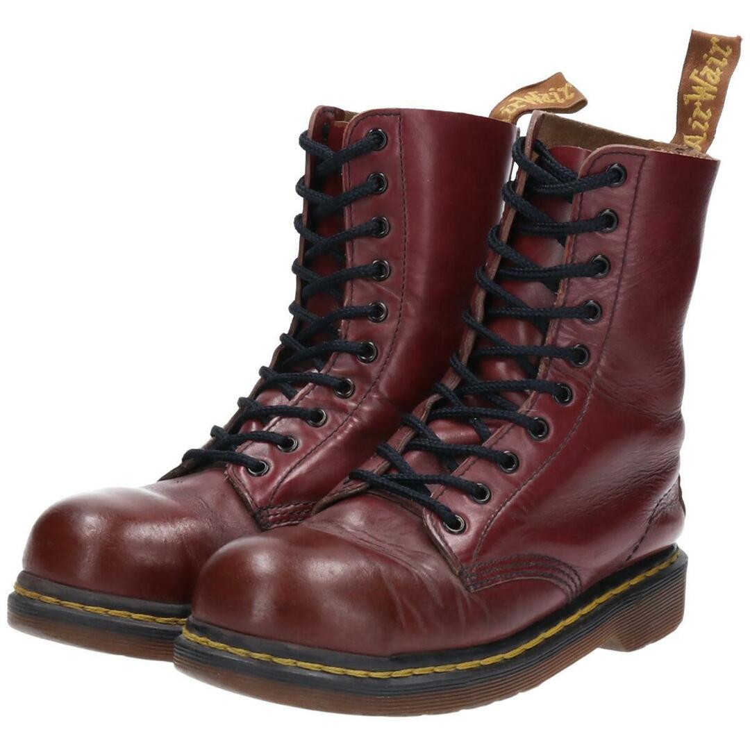 ドクターマーチン Dr.Martens 10ホールブーツ 英国製 レディース24.5cm