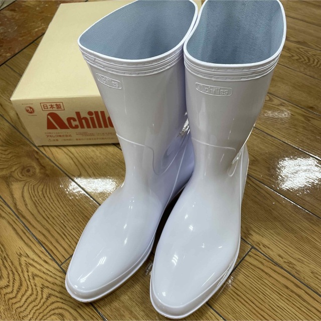 Achilles - 【未使用】アキレス 白耐油長靴 26.5cmの通販 by ☆Akuusa