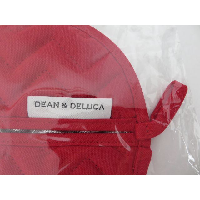 DEAN & DELUCA(ディーンアンドデルーカ)の新品 DEAN & DELUCA ポットホルダー レッド 鍋つかみ 鍋しき 赤 インテリア/住まい/日用品のキッチン/食器(テーブル用品)の商品写真