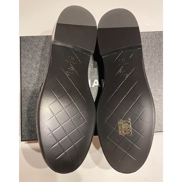 代引き人気 CHANEL - シャネル CHANEL CCマーク モカシン ローファー