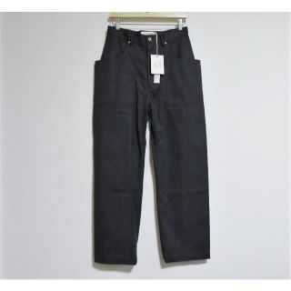 定価2.9万 NORDISK WORK PANTS WIDE 46 ブラック(ワークパンツ/カーゴパンツ)