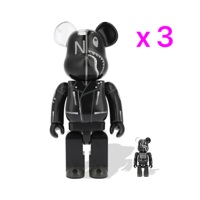 エンタメ/ホビーBE@RBRICK BAPE × NEIGHBORHOOD 100%&400%