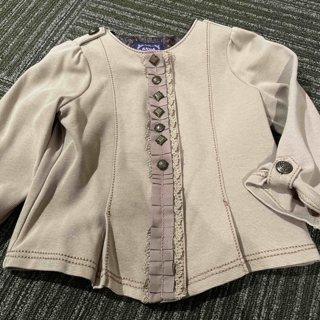 ANNA SUI mini(アナスイミニ)の美品アナスイミニ　ジャケット　M 110㎝ キッズ/ベビー/マタニティのキッズ服女の子用(90cm~)(ジャケット/上着)の商品写真