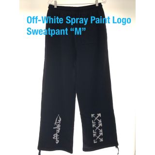 オフホワイト(OFF-WHITE)のOff White Pantオフホワイトスプレーペイントトラックパンツ(その他)