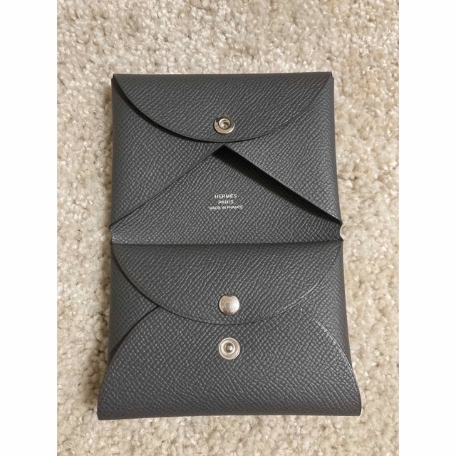 Hermes - 値下◇新品◇ Hermes エルメス ガルヴィ デュオ 灰色 Calvi