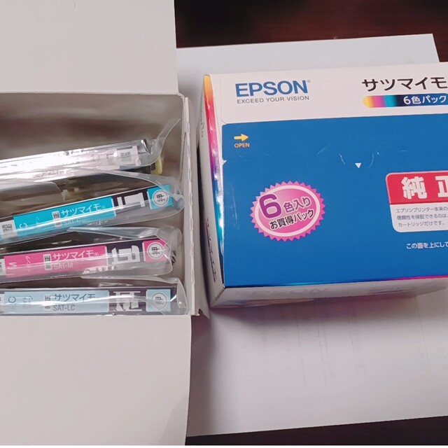 EPSON インク サツマイモ 純正 6色+4色 - PC周辺機器