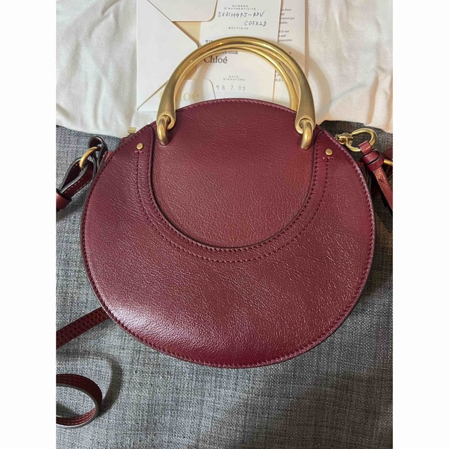 最大5000円OFFクーポン 値下げChloeピクシー レザー スエード ラウンド