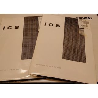 アイシービー(ICB)のICB 　黒柄　ストッキング(２セット)(タイツ/ストッキング)