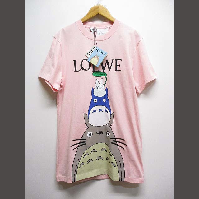 激安超安値 LOEWE 正規品 ピンク XS Tシャツ コラボ となりのトトロ x