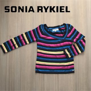 ソニアリキエル(SONIA RYKIEL)のソニアリキエル　マルチカラーボーダーカットソー七分丈(カットソー(長袖/七分))