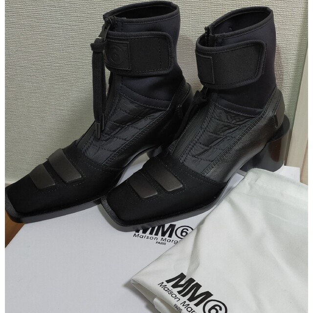 に値下げ! 新品 MM6 Maison Margiela ショートブーツ ファスナー 35