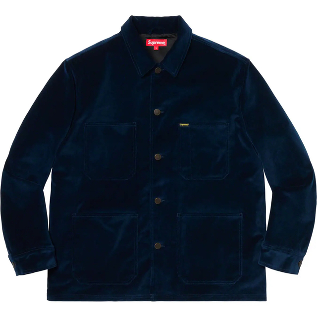 supreme Velvet Chore Coat チョアコート ジャケットMカラー