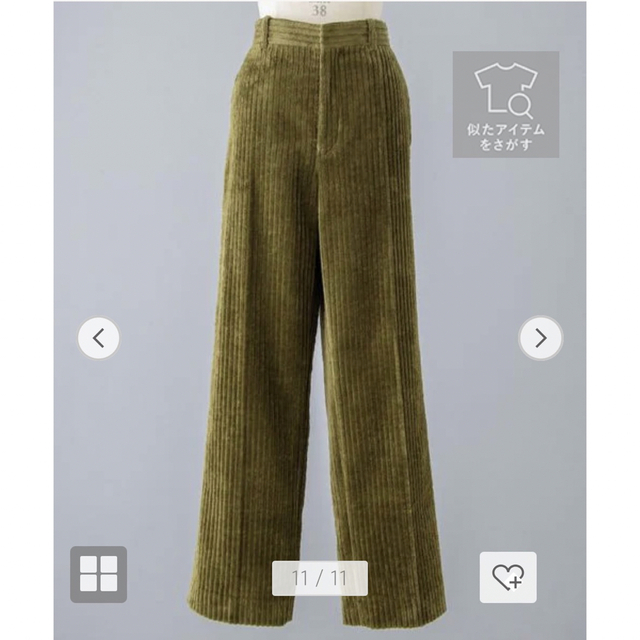 送料無料/新品】 BLAMINK ストレートパンツ コットンコーデュロイ