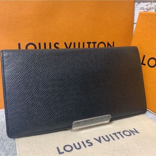 ルイヴィトン(LOUIS VUITTON)の【極美品】 ルイヴィトン ポルトフォイユ ブラザ タイガ アルドアーズ 黒 財布(長財布)