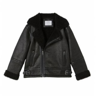 ザラキッズ(ZARA KIDS)の【美品】ZARA kids ダブルフェイスフェイクレザージャケット(ジャケット/上着)