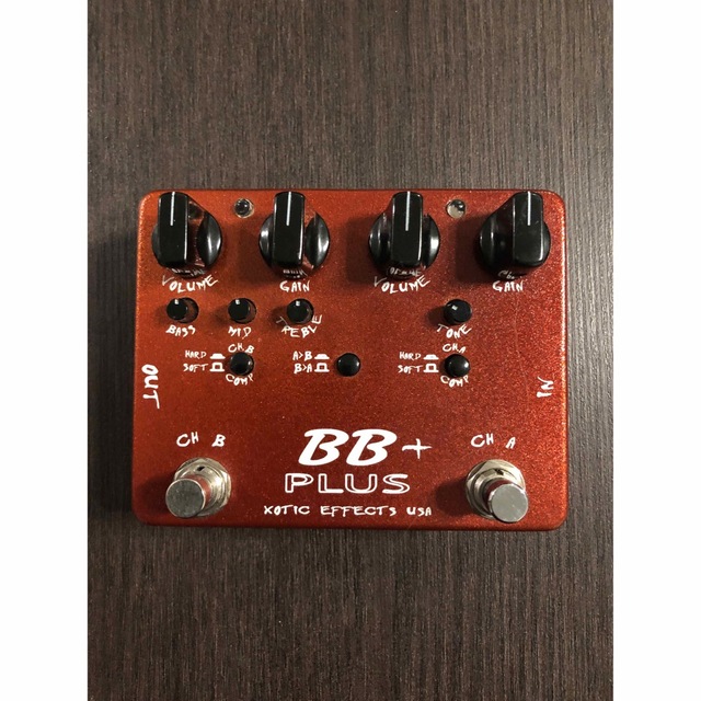XOTIC BB Plus」愛用者の多い2ch仕様のオーバードライブペダル