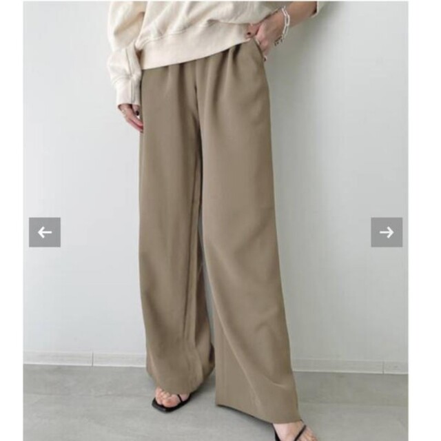 L'Appartement DEUXIEME CLASSE(アパルトモンドゥーズィエムクラス)のMARK KENLY DOMINO TAN PALMIRA PANTS レディースのパンツ(カジュアルパンツ)の商品写真