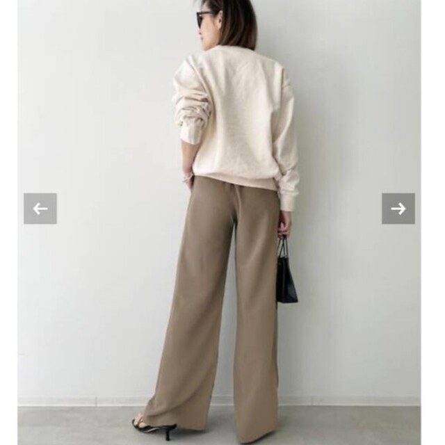 L'Appartement DEUXIEME CLASSE(アパルトモンドゥーズィエムクラス)のMARK KENLY DOMINO TAN PALMIRA PANTS レディースのパンツ(カジュアルパンツ)の商品写真