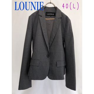 ルーニィ(LOUNIE)のLOUNIE ルーニィ　テーラードジャケット　L 美品！(テーラードジャケット)