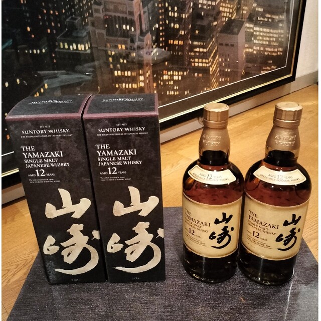 新到着 サントリー - ウイスキー山崎12年2本、白州1本、山崎1本