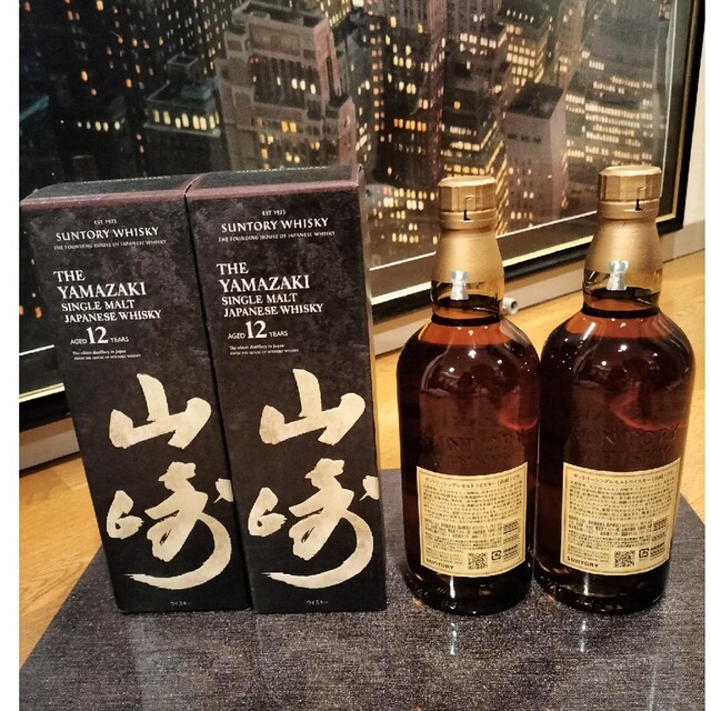 新到着 サントリー - ウイスキー山崎12年2本、白州1本、山崎1本