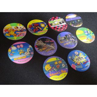 任天堂・ファミコンソフト他 メンコ10枚セット 昭和レトロ 当時物 駄菓子屋⑯(その他)