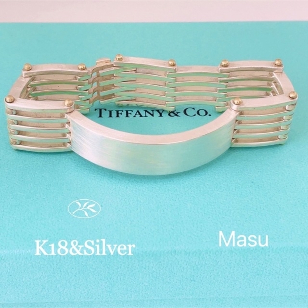 希少TIFFANY&Co. ティファニーゲートブレスレットコンビアクセサリー